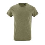 T-shirts publicitaires cintrés en coton 150 g/m² SOL'S Regent Fit couleur kaki