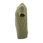 T-shirts publicitaires cintrés en coton 150 g/m² SOL'S Regent Fit couleur kaki vue latérale