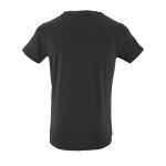 T-shirts publicitaires cintrés en coton 150 g/m² SOL'S Regent Fit couleur gris graphite vue arrière