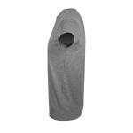 T-shirts publicitaires cintrés en coton 150 g/m² SOL'S Regent Fit couleur gris chiné vue latérale