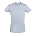 T-shirts publicitaires cintrés en coton 150 g/m² SOL'S Regent Fit couleur bleu chiné