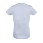 T-shirts publicitaires cintrés en coton 150 g/m² SOL'S Regent Fit couleur bleu chiné vue arrière