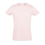 T-shirts publicitaires cintrés en coton 150 g/m² SOL'S Regent Fit couleur rose clair 