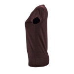 T-shirts publicitaires pour femmes en coton 150 g/m² SOL'S Regent Fit couleur bordeaux vue latérale