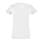 T-shirts publicitaires pour femmes en coton 150 g/m² SOL'S Regent Fit couleur blanc vue arrière