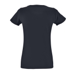 T-shirts publicitaires pour femmes en coton 150 g/m² SOL'S Regent Fit couleur bleu marine vue arrière