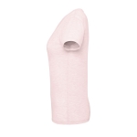 T-shirts publicitaires pour femmes en coton 150 g/m² SOL'S Regent Fit couleur rose clair  vue latérale