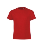 T-shirt économique pour enfants 100% coton 150 g/m² SOL'S Regent couleur rouge cinquième vue