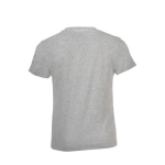 T-shirt économique pour enfants 100% coton 150 g/m² SOL'S Regent couleur gris chiné vue arrière