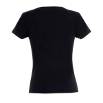 T-shirts publicitaires pour femmes 100% coton 150 g/m² SOL'S Miss couleur noir vue arrière