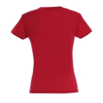 T-shirts publicitaires pour femmes 100% coton 150 g/m² SOL'S Miss couleur rouge vue arrière