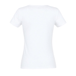 T-shirts publicitaires pour femmes 100% coton 150 g/m² SOL'S Miss couleur blanc vue arrière