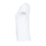 T-shirts publicitaires pour femmes 100% coton 150 g/m² SOL'S Miss couleur blanc vue latérale