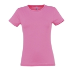 T-shirts publicitaires pour femmes 100% coton 150 g/m² SOL'S Miss couleur rose