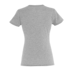 T-shirts publicitaires pour femmes 100% coton 150 g/m² SOL'S Miss couleur gris chiné vue arrière