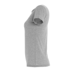 T-shirts publicitaires pour femmes 100% coton 150 g/m² SOL'S Miss couleur gris chiné vue latérale