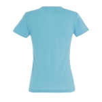 T-shirts publicitaires pour femmes 100% coton 150 g/m² SOL'S Miss couleur bleu ciel vue arrière