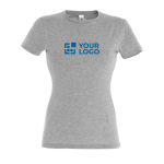 T-shirts publicitaires pour femmes 100% coton 150 g/m² SOL'S Miss vue avec zone d'impression