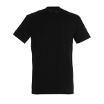T-shirt unisexe personnalisé 100% coton 190 g/m² SOL'S Imperial couleur noir vue arrière