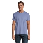T-shirt unisexe personnalisé 100% coton 190 g/m² SOL'S Imperial couleur bleu vue photographique