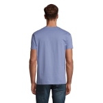 T-shirt unisexe personnalisé 100% coton 190 g/m² SOL'S Imperial couleur bleu deuxième vue photographique