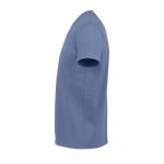 T-shirt unisexe personnalisé 100% coton 190 g/m² SOL'S Imperial couleur bleu vue latérale