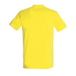 T-shirt unisexe personnalisé 100% coton 190 g/m² SOL'S Imperial couleur jaune vue arrière
