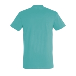 T-shirt unisexe personnalisé 100% coton 190 g/m² SOL'S Imperial couleur turquoise vue arrière