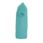 T-shirt unisexe personnalisé 100% coton 190 g/m² SOL'S Imperial couleur turquoise vue latérale
