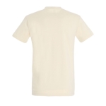 T-shirt unisexe personnalisé 100% coton 190 g/m² SOL'S Imperial couleur beige vue arrière