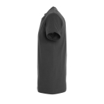 T-shirt unisexe personnalisé 100% coton 190 g/m² SOL'S Imperial couleur titan vue latérale
