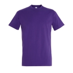 T-shirt unisexe personnalisé 100% coton 190 g/m² SOL'S Imperial couleur violet deuxième vue