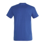 T-shirt unisexe personnalisé 100% coton 190 g/m² SOL'S Imperial couleur bleu roi vue arrière
