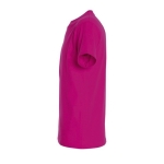 T-shirt unisexe personnalisé 100% coton 190 g/m² SOL'S Imperial couleur fuchsia vue latérale