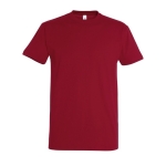 T-shirt unisexe personnalisé 100% coton 190 g/m² SOL'S Imperial couleur rouge foncé deuxième vue