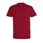 T-shirt unisexe personnalisé 100% coton 190 g/m² SOL'S Imperial couleur rouge foncé vue arrière