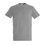 T-shirt unisexe personnalisé 100% coton 190 g/m² SOL'S Imperial couleur gris chiné