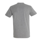 T-shirt unisexe personnalisé 100% coton 190 g/m² SOL'S Imperial couleur gris chiné vue arrière