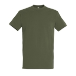 T-shirt unisexe personnalisé 100% coton 190 g/m² SOL'S Imperial couleur vert militaire