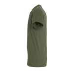 T-shirt unisexe personnalisé 100% coton 190 g/m² SOL'S Imperial couleur vert militaire vue latérale