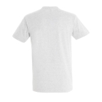 T-shirt unisexe personnalisé 100% coton 190 g/m² SOL'S Imperial couleur gris clair chiné vue arrière
