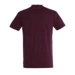 T-shirt unisexe personnalisé 100% coton 190 g/m² SOL'S Imperial couleur grenat vue arrière