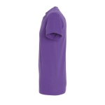 T-shirt unisexe personnalisé 100% coton 190 g/m² SOL'S Imperial couleur mauve vue latérale