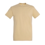 T-shirt unisexe personnalisé 100% coton 190 g/m² SOL'S Imperial couleur marron clair deuxième vue