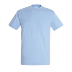 T-shirt unisexe personnalisé 100% coton 190 g/m² SOL'S Imperial couleur bleu pastel septième vue