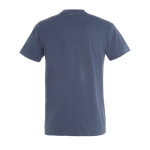 T-shirt unisexe personnalisé 100% coton 190 g/m² SOL'S Imperial couleur bleu jean vue arrière