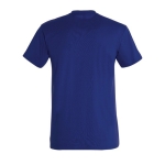 T-shirt unisexe personnalisé 100% coton 190 g/m² SOL'S Imperial couleur bleu ultramarine vue arrière