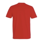 T-shirt unisexe personnalisé 100% coton 190 g/m² SOL'S Imperial couleur rouge désaturé vue arrière