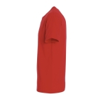T-shirt unisexe personnalisé 100% coton 190 g/m² SOL'S Imperial couleur rouge désaturé vue latérale