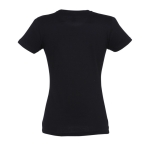 T-shirt pour femmes 100% coton 190 g/m² SOL'S Imperial couleur noir vue arrière